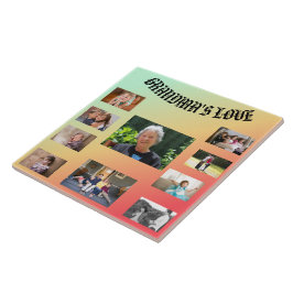 Oma's Liefde Zonnecollage Tributo Tegeltje