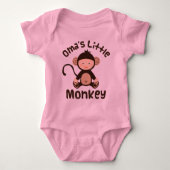 Omas Little Monkey Romper (Voorkant)
