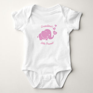 Oma's Little Peanut in roze Romper