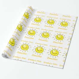 Oma's Little Sunshine Fun Sun Cadeaupapier