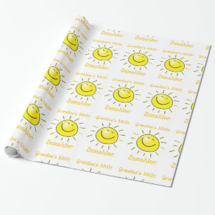 Oma's Little Sunshine Fun Sun Cadeaupapier