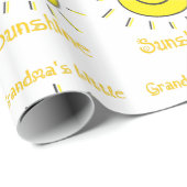 Oma's Little Sunshine Fun Sun Cadeaupapier (Rol Hoek)