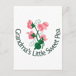 Oma's Little Sweet Pea Briefkaart
