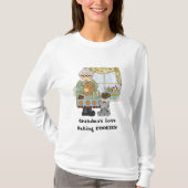 Oma's Love Baking COOKIES! T-shirt (Voorkant)