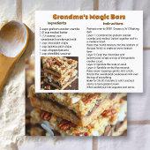 Oma's Magic Cookie Bars Recept Kaart