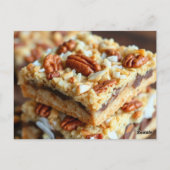 Oma's Magic Cookie Bars Recept Kaart (Achterkant)