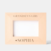 Oma's meisje gepersonaliseerd gegraveerde lijstjes (Voorkant)