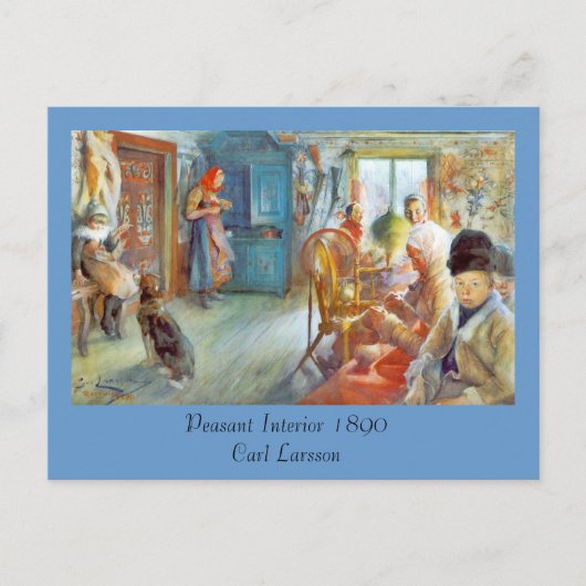 Oma's Needlework (boerenthuis) Briefkaart (Voorkant)