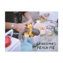 Oma's Peach Pie Recept Verse perziken