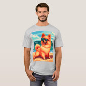 Oma's Pixel Hond T-shirt (Voorkant volledig)
