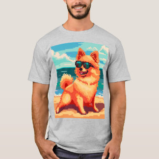Oma's Pixel Hond T-shirt
