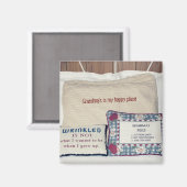 Oma's Place is Mijn Happy Place Magneet (Voorkant / Achterkant)