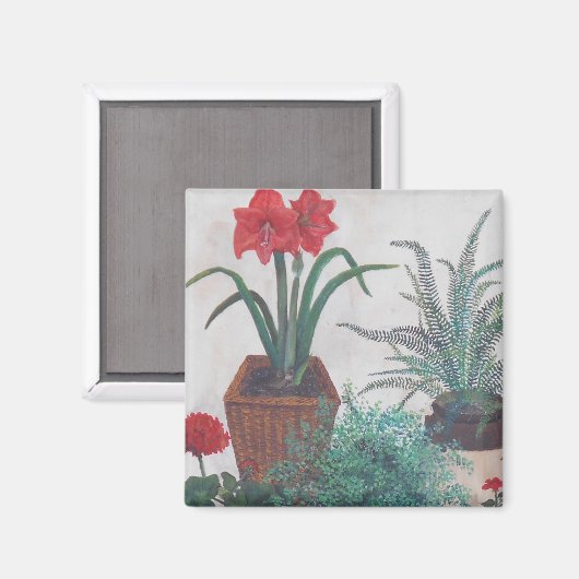 Oma's Planten Magneet (Voorkant / Achterkant)