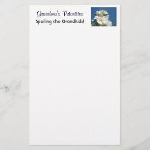 Oma's Prioriteiten briefpapier Verwennen KleinKind