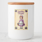 Oma's Pruimenjam Vintage Voedselcontainer Etiket (Voorkant)