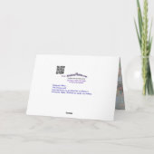 Oma's  Quilt 2 - elke gelegenheid aanpassen Kaart (Achterkant)