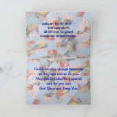 Oma's  Quilt 2 - elke gelegenheid aanpassen Kaart (Binnen)