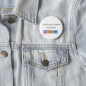 Oma's Quilts T-shirts en Gifts. Ronde Button 5,7 Cm (In situ)
