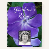 Oma's Recipe Book Periwinkle | Foto van oma Notitieboek (Voorkant)
