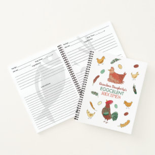 Oma's Recipe Funny Chickens Notitieboek