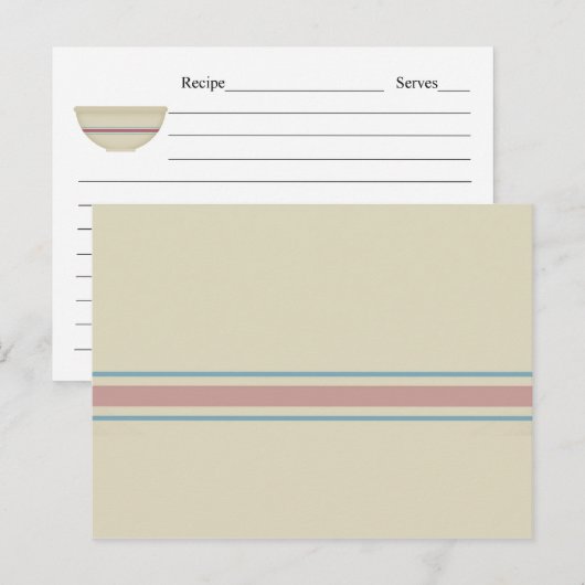 Oma's Recipe Kaart (Voorkant / Achterkant)