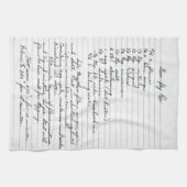 Oma's Recipe Towel Theedoek (Horizontaal)
