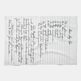 Oma's Recipe Towel Theedoek