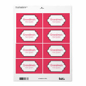 Oma's Recipes Collectie Etiket (Full Sheet)