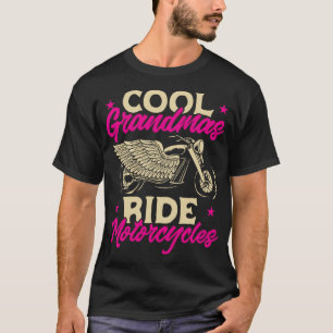 Oma's rijden motorfietsen Grappige biker oma T-shirt