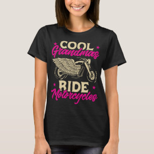 Oma's rijden motorfietsen Grappige biker oma T-shirt