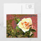 Oma's Roos Briefkaart (Voorkant / Achterkant)
