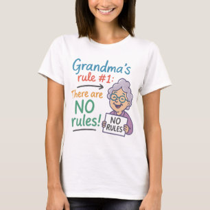 Oma's Rule Mode voor vrouwen T-shirt