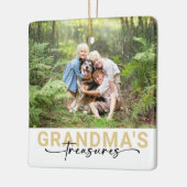 Oma's Schatten Foto Keepsake Keramisch Ornament (Links)