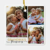 Oma's Schatten Foto Keepsake Keramisch Ornament (Voorkant)