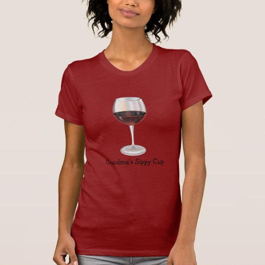 Oma's Sippy Cup (aanpasbaar) T-shirt (Voorkant)