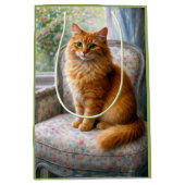 Oma's Stoel, Kat  Medium Cadeauzakje (Voorkant)