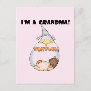 Oma's Sunshine-Afrikaans Amerikaans Meisje Briefkaart