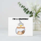 Oma's Sunshine-Afrikaans Amerikaans Meisje Briefkaart (Staand voorkant)