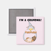 Oma's Sunshine-Afrikaans Amerikaans Meisje Magneet (Voorkant / Achterkant)