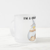 Oma's Sunshine-Afrikaans Amerikaans Meisje Matglas Koffiemok (Voorkant links)