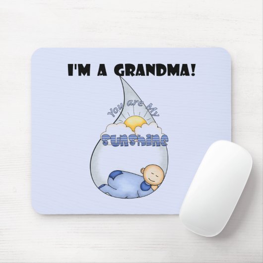 Oma's Sunshine-Boy T-shirts en geschenken Muismat (Met muis)