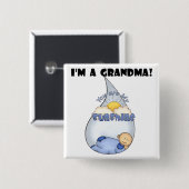 Oma's Sunshine-Boy T-shirts en geschenken Vierkante Button 5,1 Cm (Voorkant /achterkant)