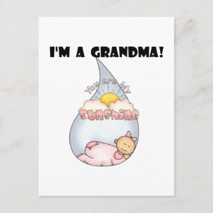 Oma's Sunshine - Meisje Tshirts en geschenken Briefkaart