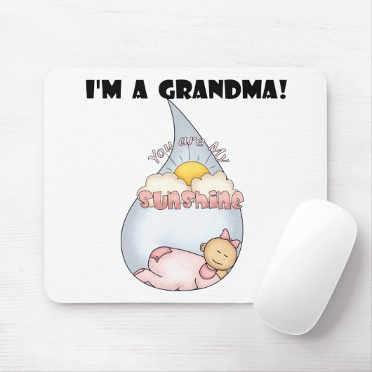 Oma's Sunshine - Meisje Tshirts en geschenken Muismat (Met muis)