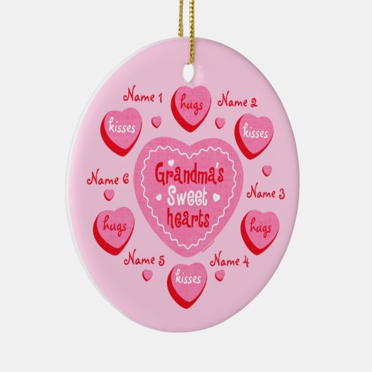 Oma's Sweethearts Persoonlijk Ornament (Rechts)