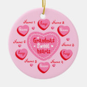 Oma's Sweethearts Persoonlijk Ornament (Voorkant)