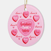 Oma's Sweethearts Persoonlijk Ornament (Links)