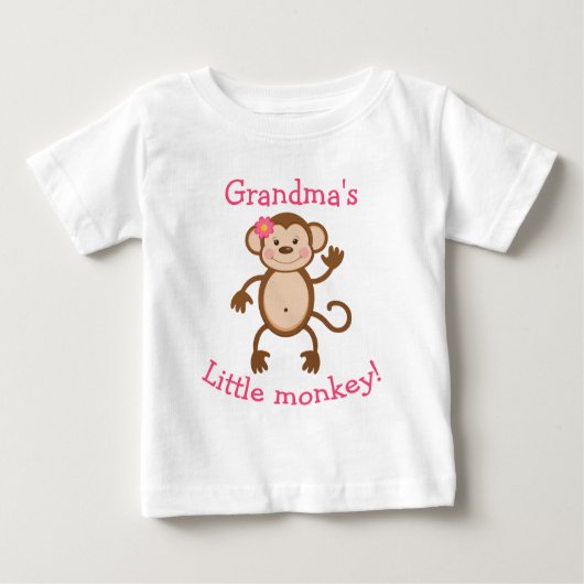 Oma's T-shirt van Little Monkey (Voorkant)