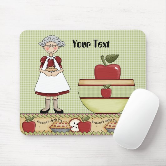 Oma's taart Mousepad Muismat (Met muis)