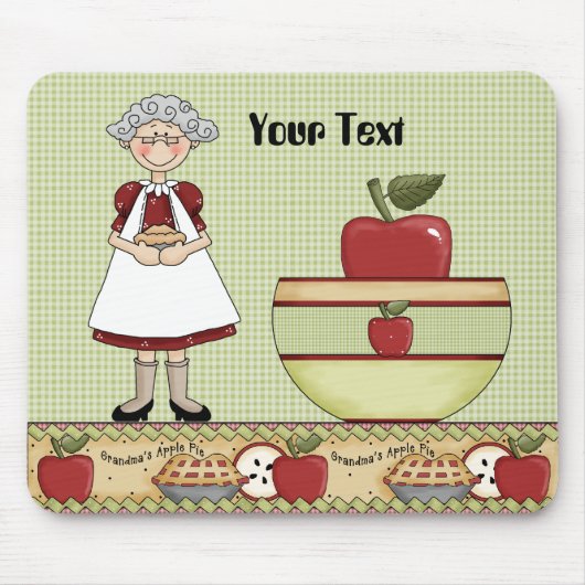 Oma's taart Mousepad Muismat (Voorkant)